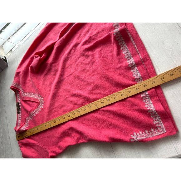 Tommy Bahama Women's Medium Rose Pink 100% Cashmere Tunic - Picture 9 of 10